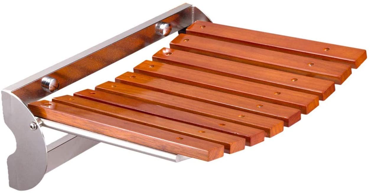 gwfva teak wood folding shower seat