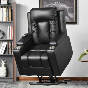 btm leather riser recliner chair
