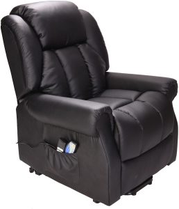 hainworth dual motor leather riser recliner chair